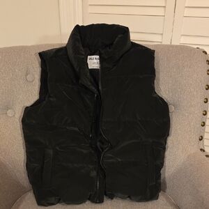 Old Navy Black Puffer Vest- Youth Large (10-12)